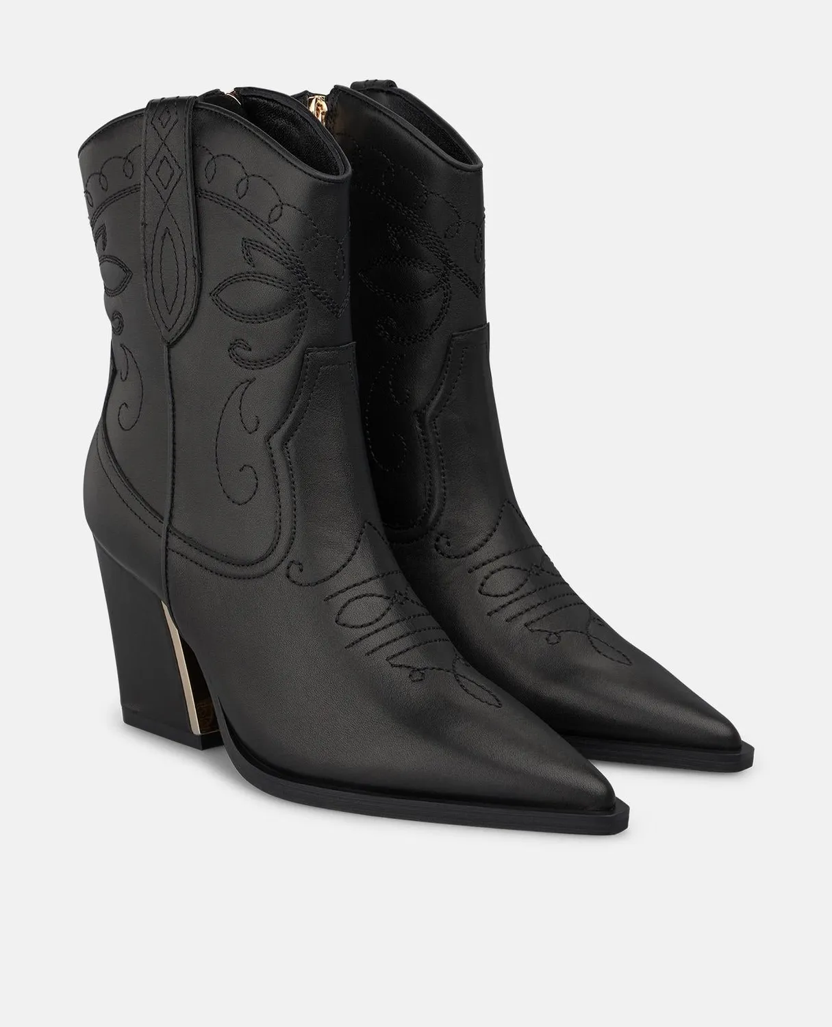Alma en Pena I260760 bottines cowboy noires talon 8 cm