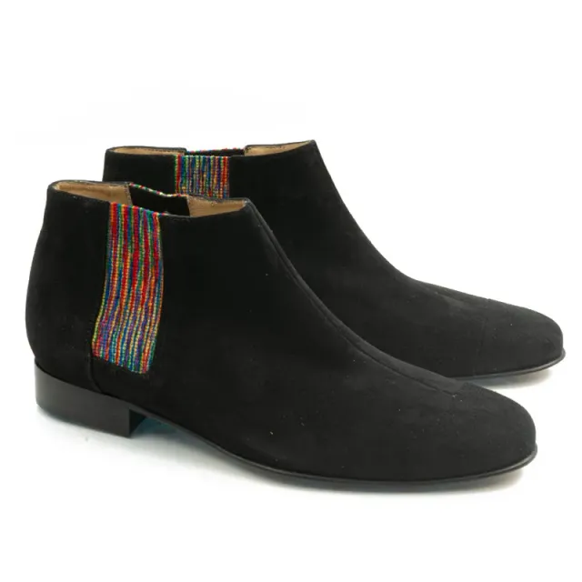 Bégum Paris Lucrèce bottines noir multicolore talon 2cm