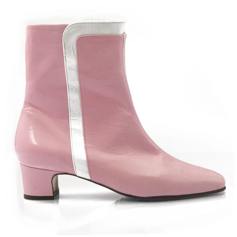Bégum Paris Chéri Vogue bottines rose vernis