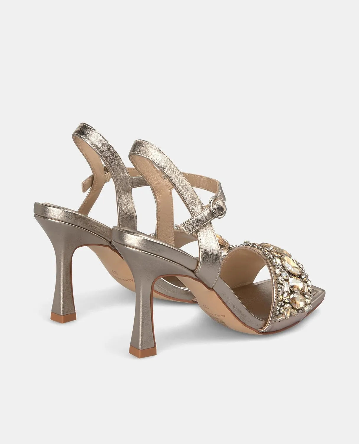 Alma en Pena V250838 sandales bronze strass talon 9 cm