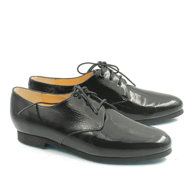 Bégum Paris Bise derby verni noir talon 1,5 cm