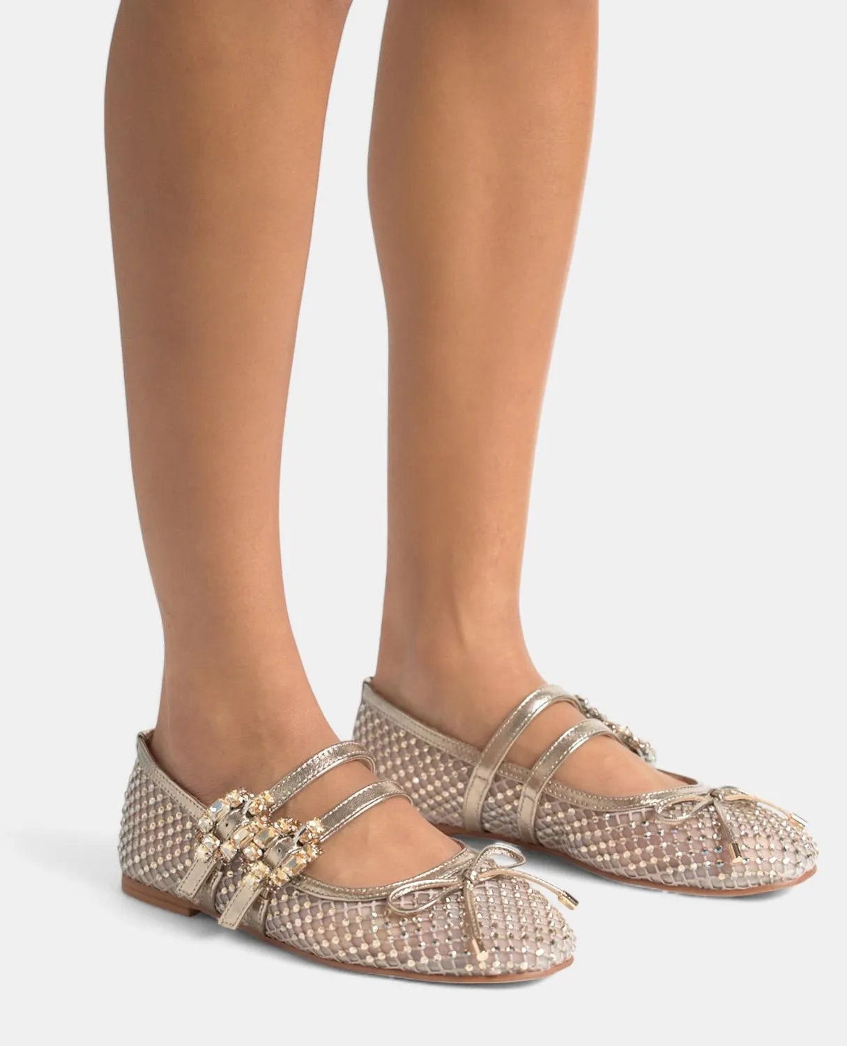 Alma en Pena V250532 ballerine bronze résille