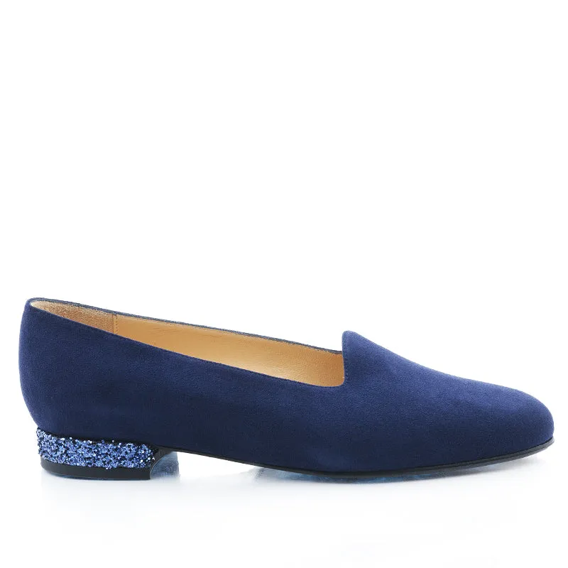 Bégum Paris Dufy escarpins cuir marine talon 2 cm