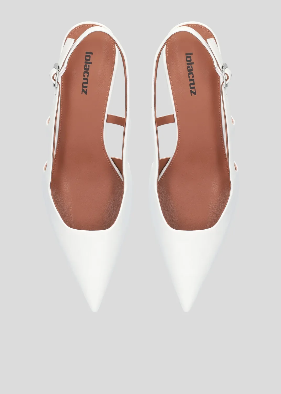 Lola Cruz Rhina Pump 55 Escarpins blanc
