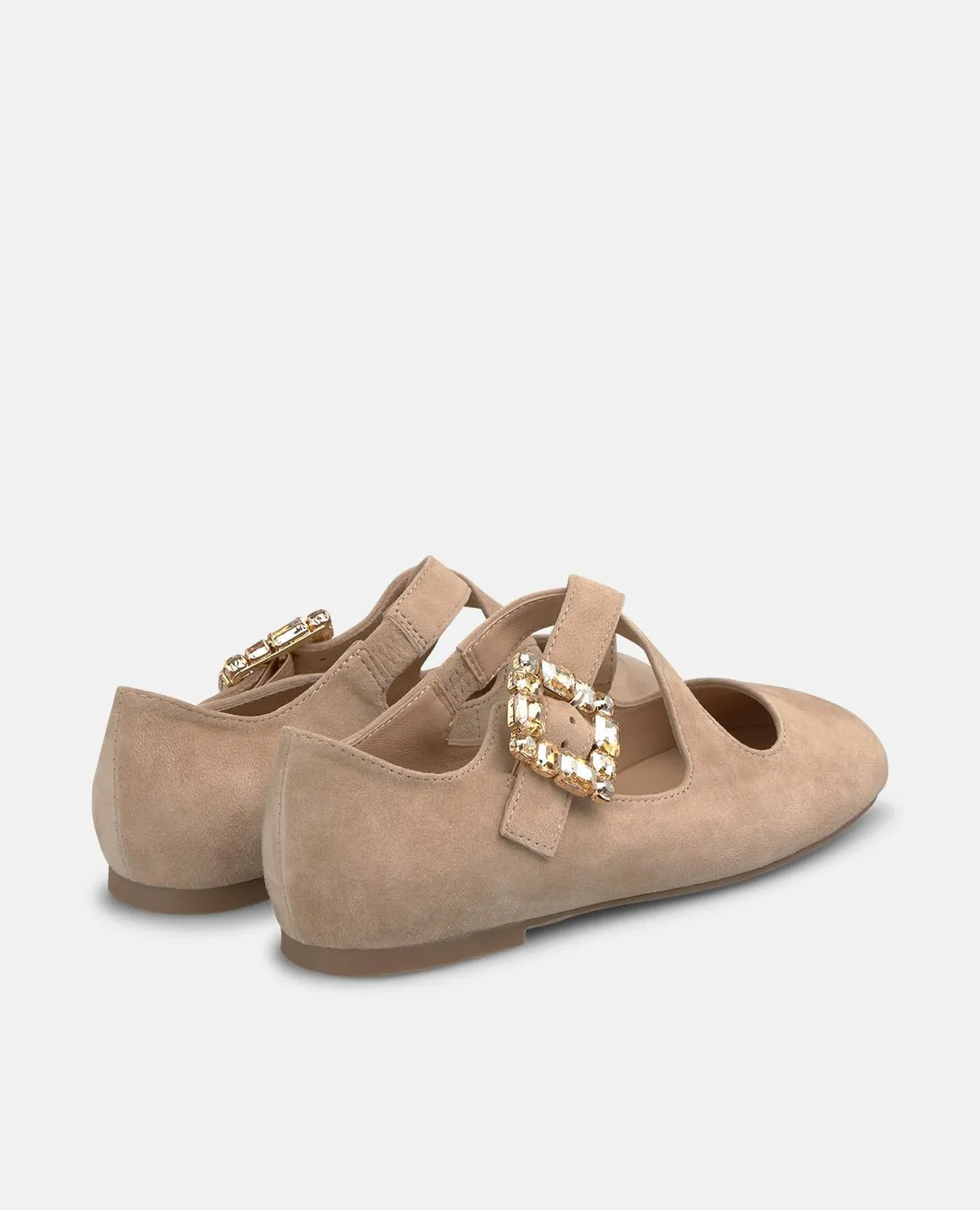 Alma en Pena I260052 ballerines sable boucle cuir