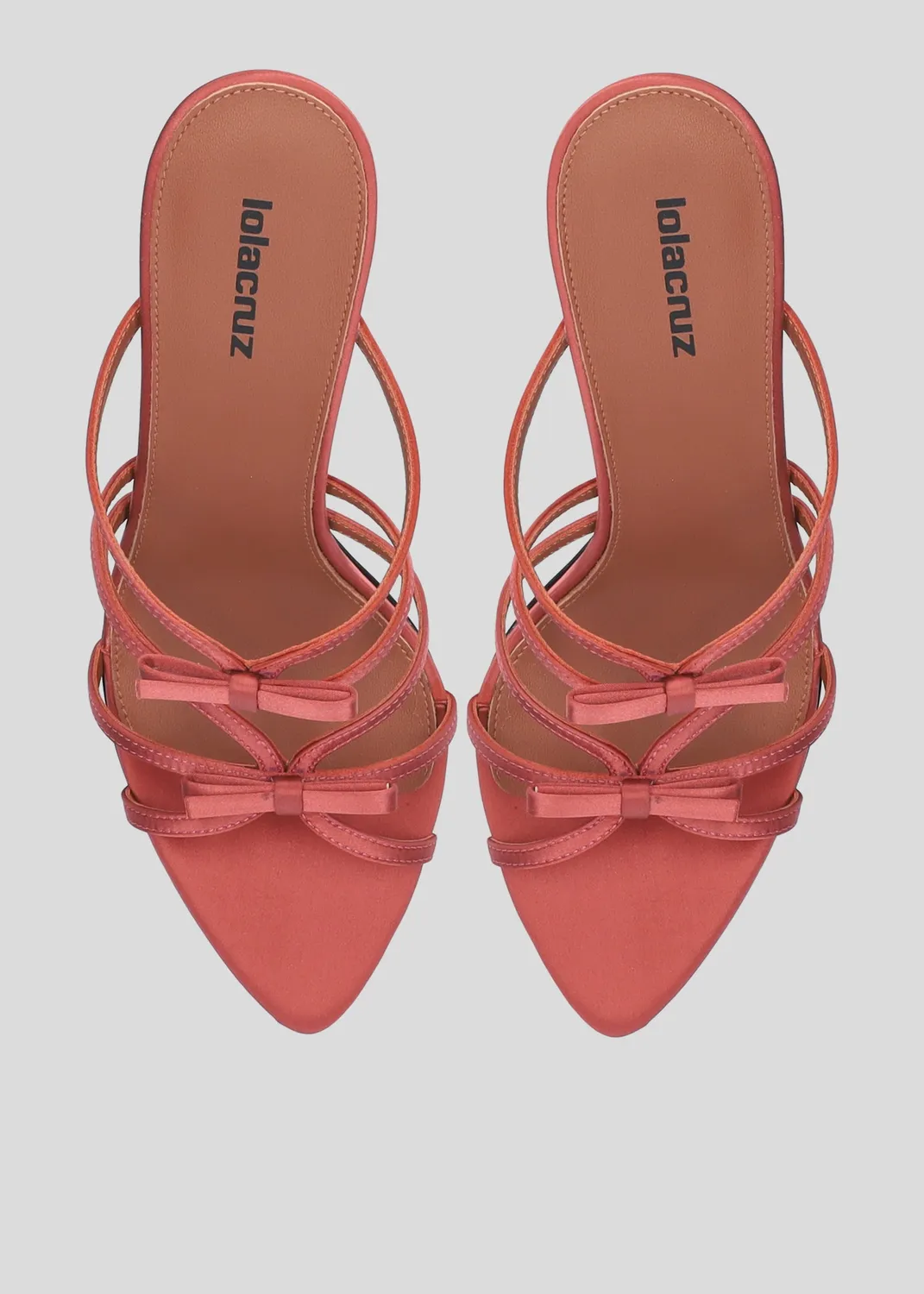 Lola Cruz Sabrina 95 sandales talon terracotta