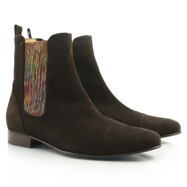 Bégum Paris Amazone bottines chelsea chocolat