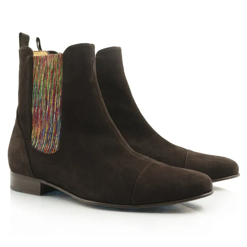 Bégum Paris Amazone bottines chelsea chocolat