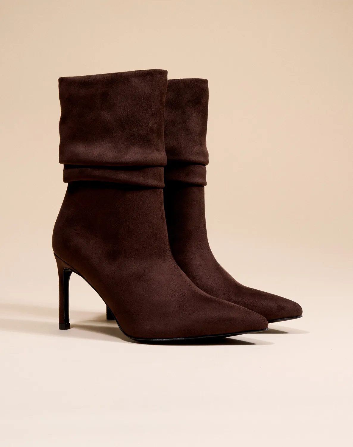 Mi/Mai Zaha Chocolate bottines marron talon haut