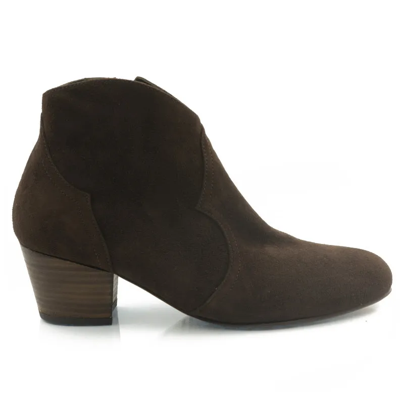 Bégum Paris Johnny bottines chocolat western 5 cm
