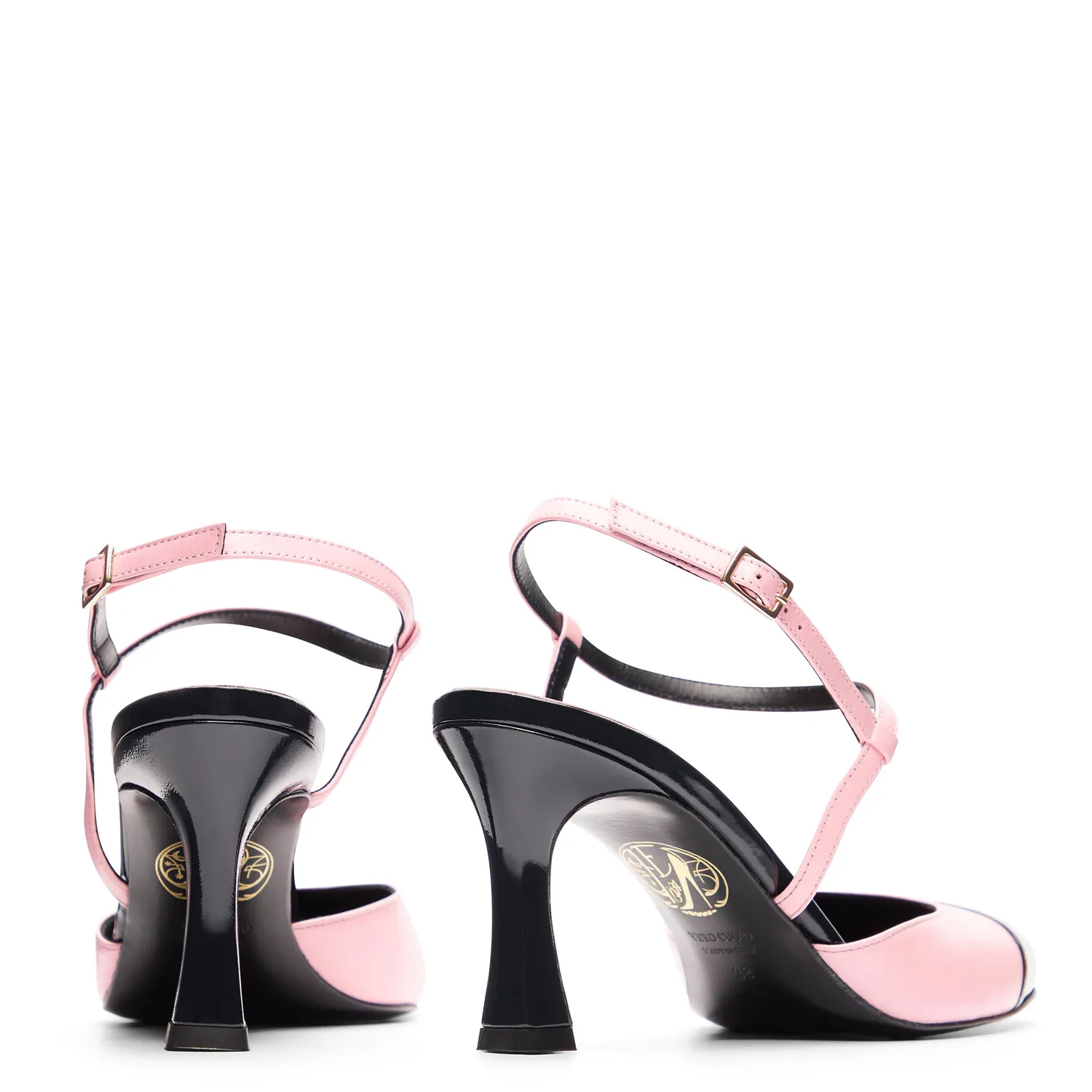 Maison Ernest Ariane 75 sandale rose pastel cuir