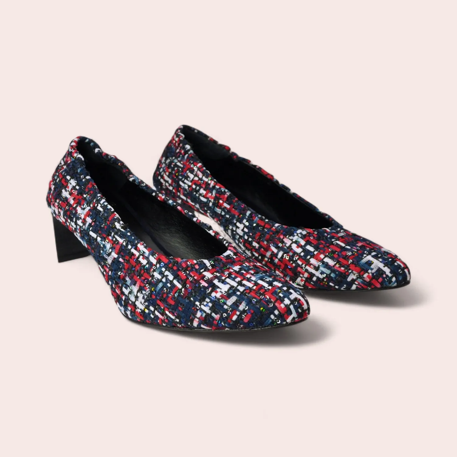 Karine Arabian Cecile escarpins tweed multicolore
