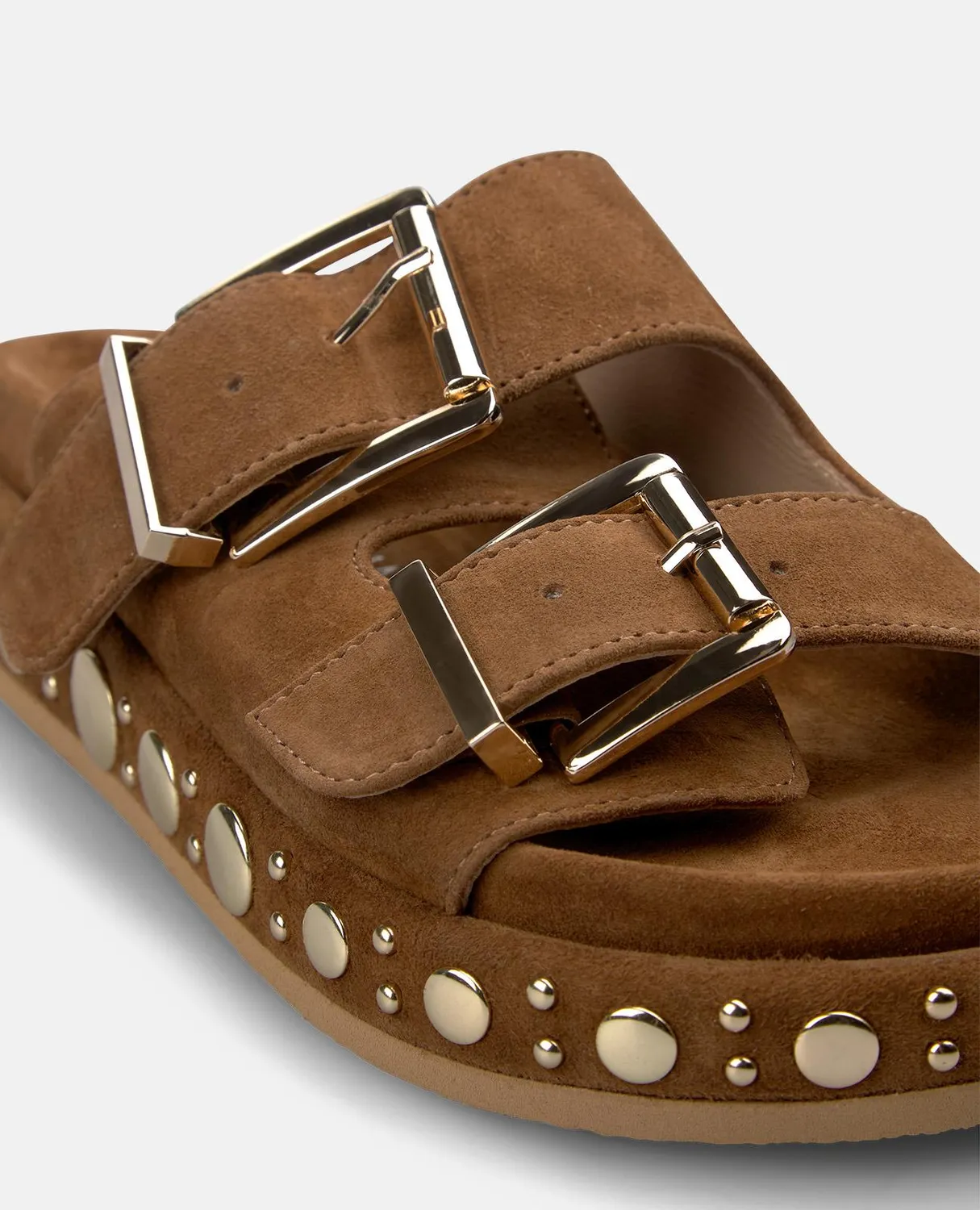 Alma en Pena V267202 sandales plates cuir caramel
