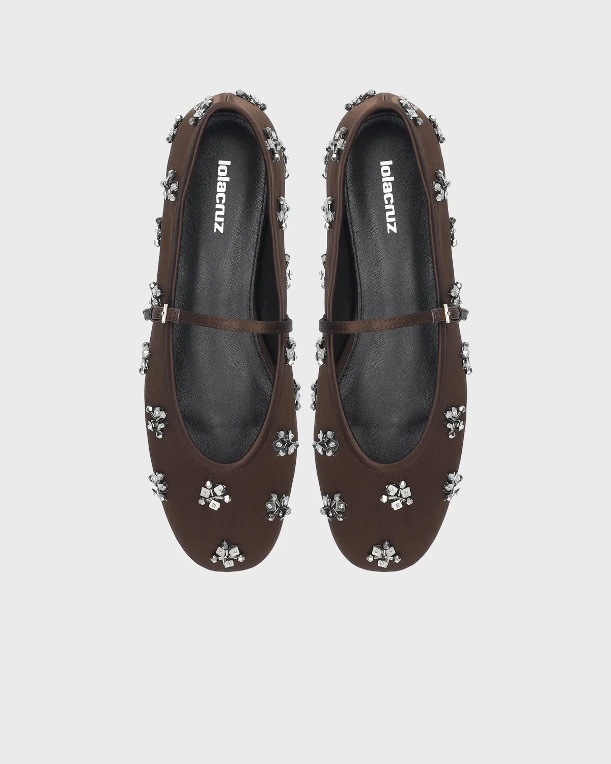 Lola Cruz Nivea ballerines chocolat 35-42