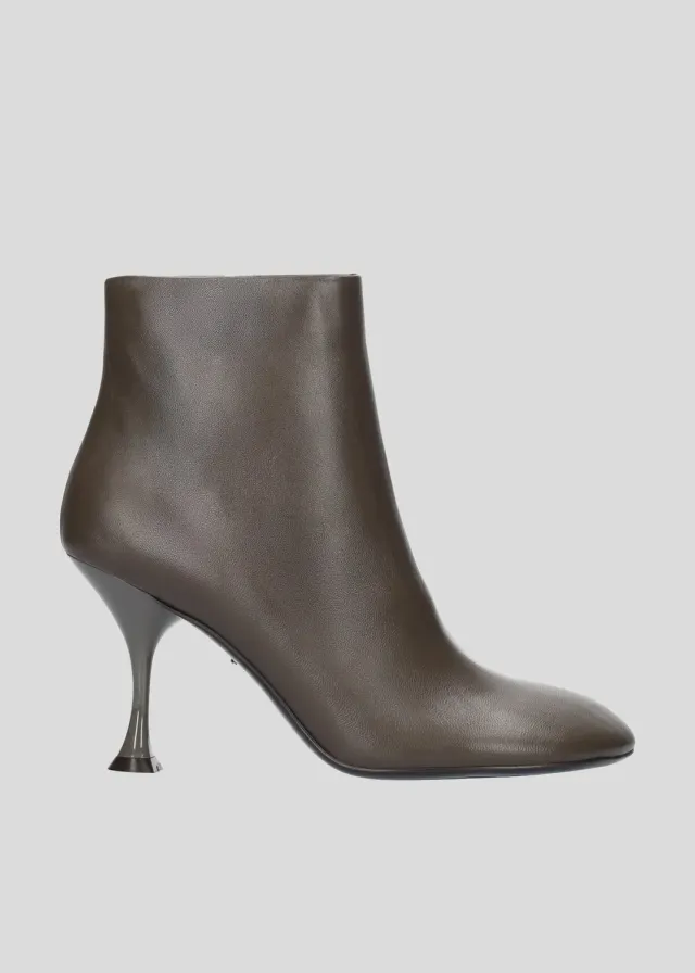 Lola Cruz Elise bottines 85 gris talon 8,5 cm
