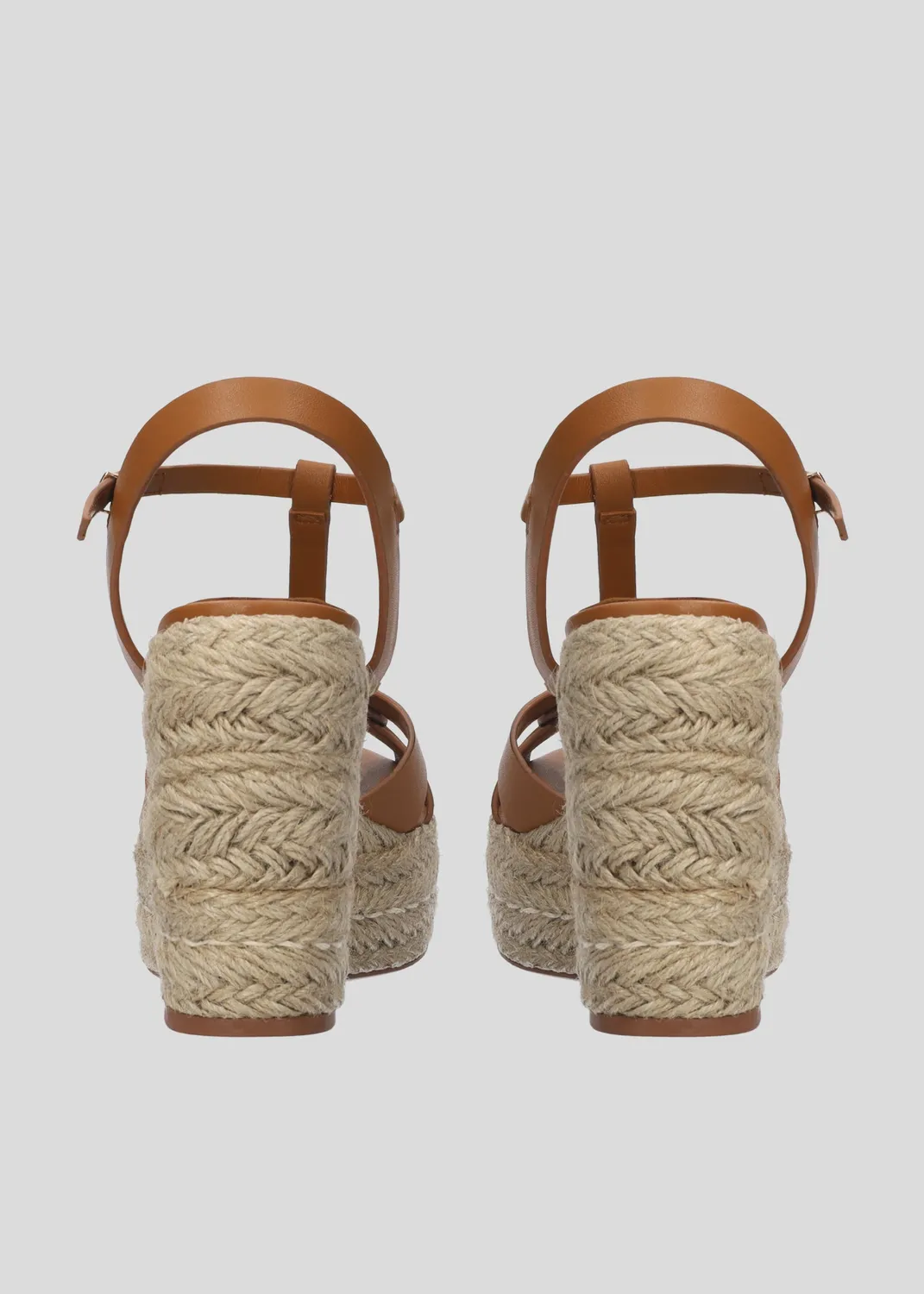 Lola Cruz Emily sandales à talons cuir camel