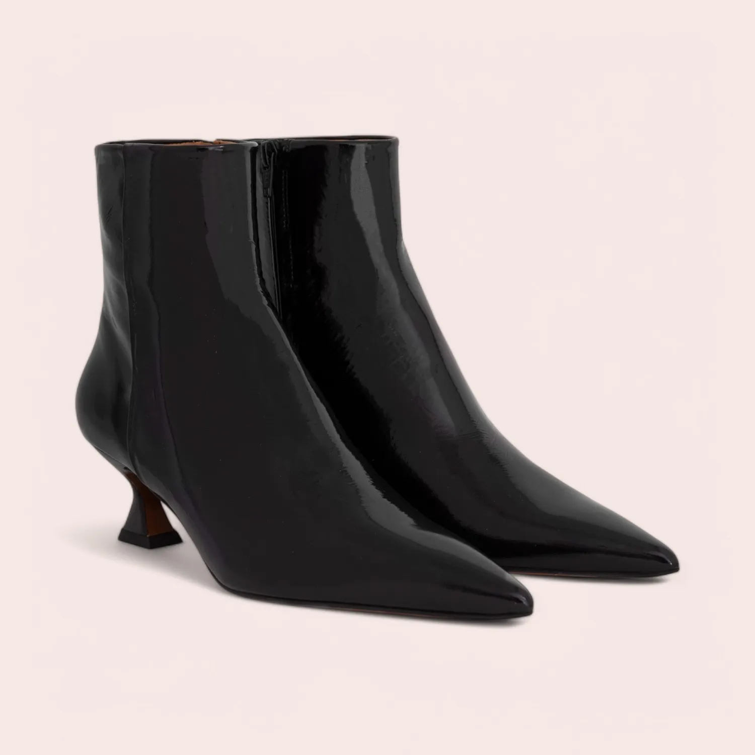 Karine Arabian Dani bottines noir verni talon 50mm