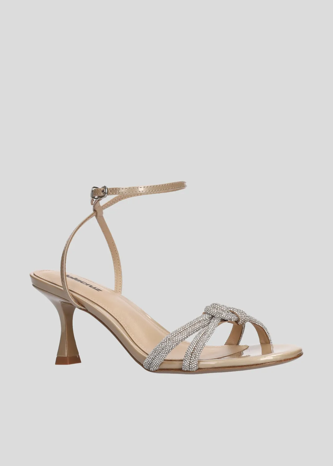 Lola Cruz Alice 55 sandales nude talon 5,5 cm