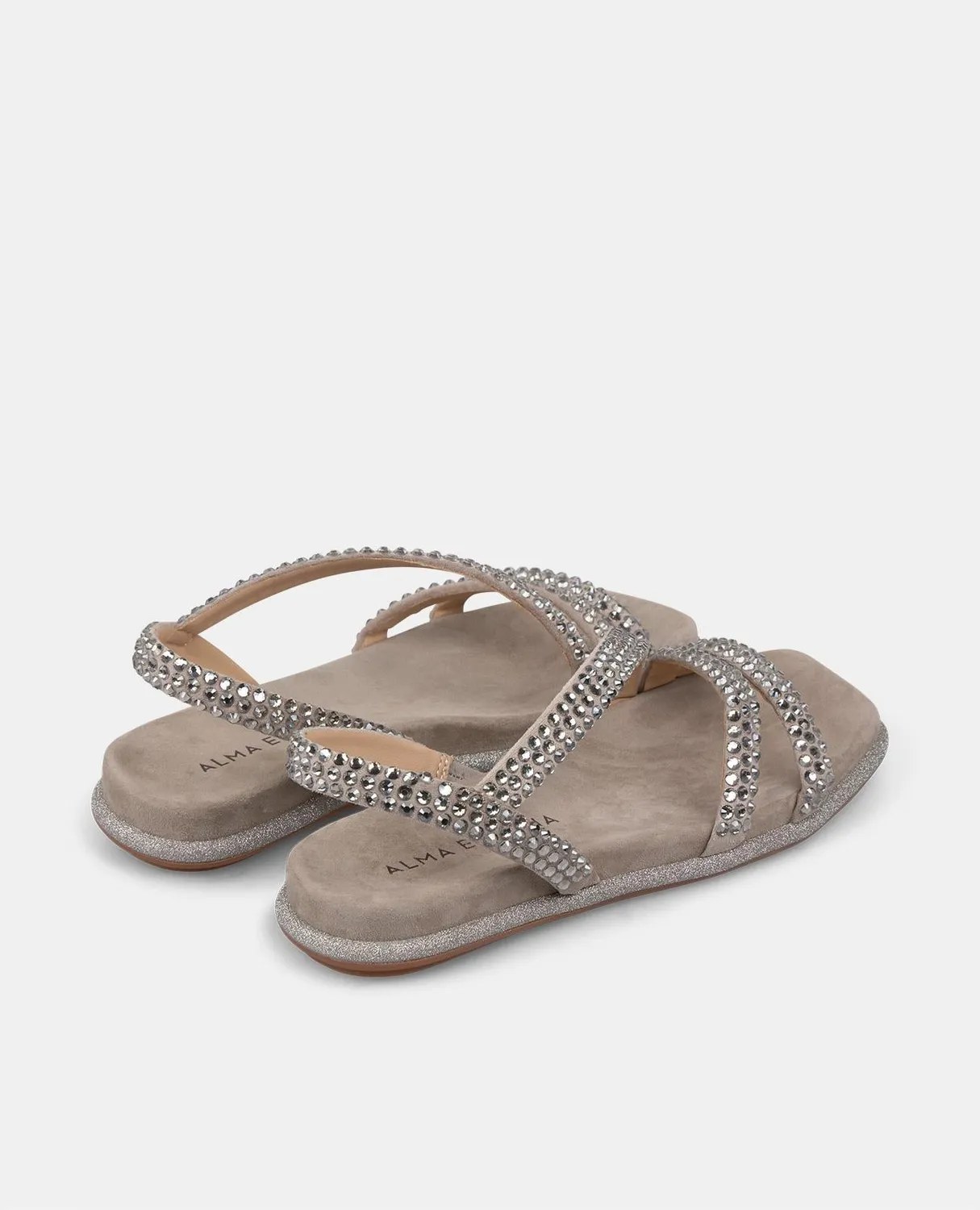 Alma en Pena V2551611 sandales plates taupe