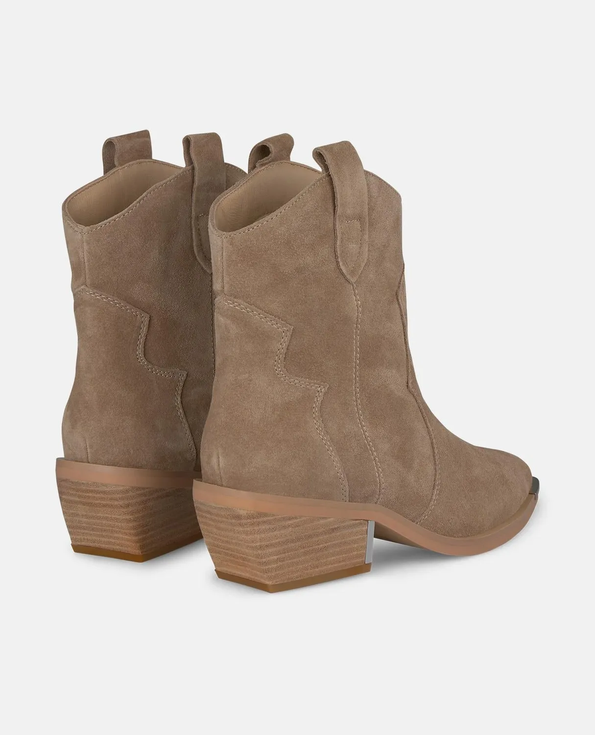 Alma en Pena I250916 bottine cowboy vison 4,5 cm