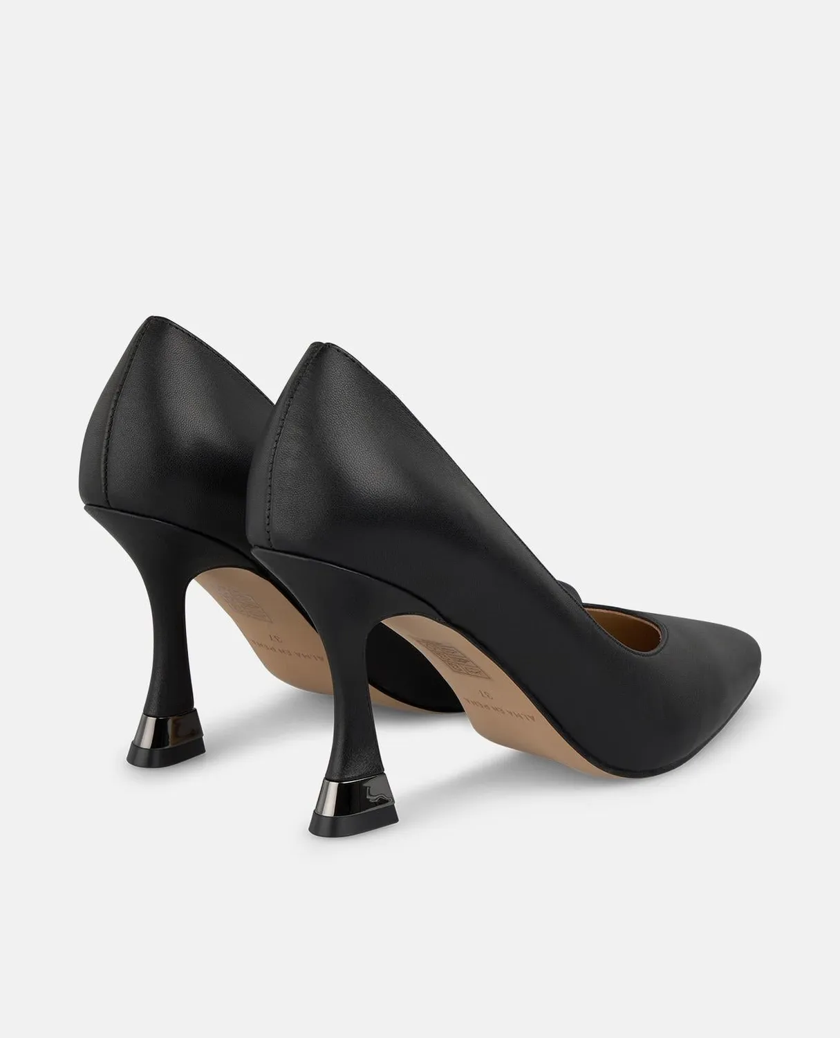 Alma en Pena I250430 escarpins cuir noir talon 9 cm