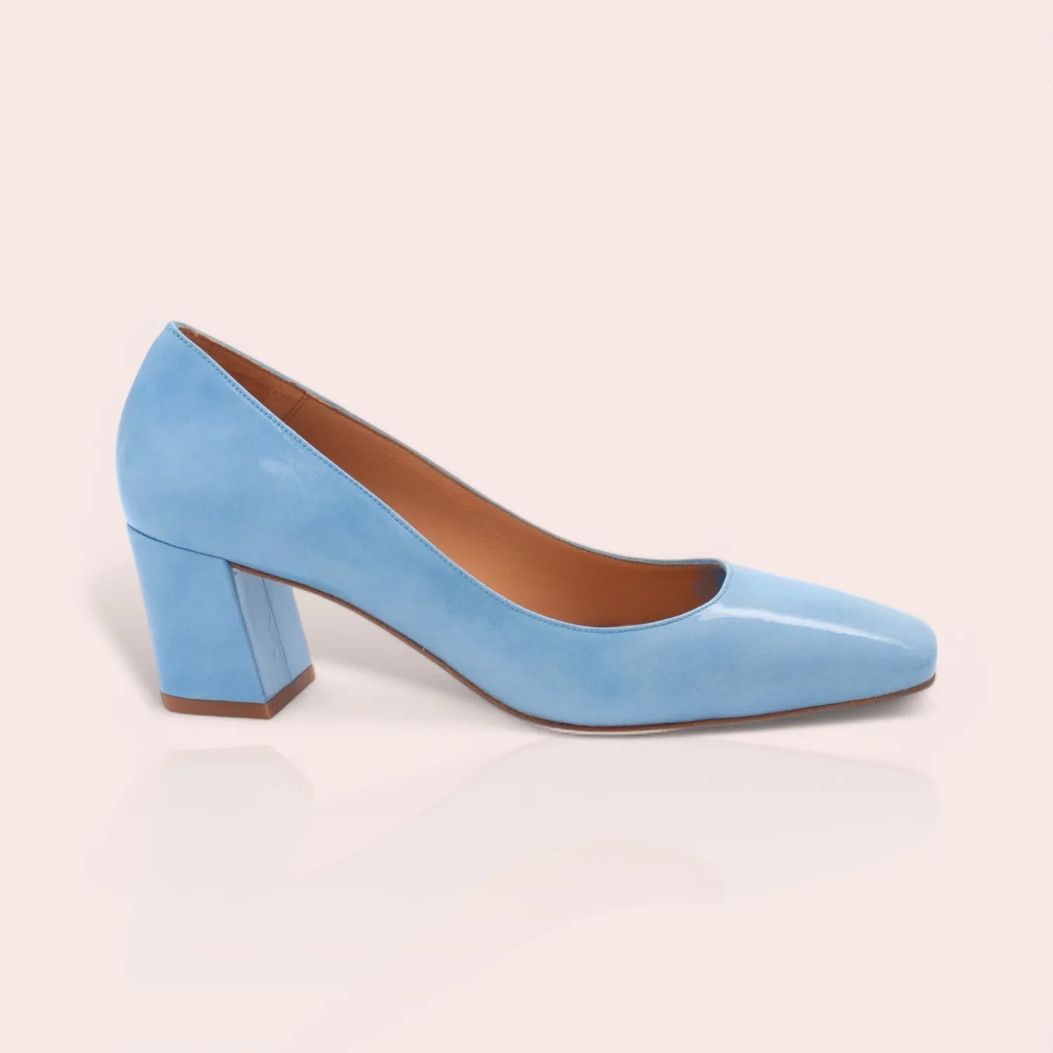 Karine Arabian TALINE escarpins vernis talon 55mm noir