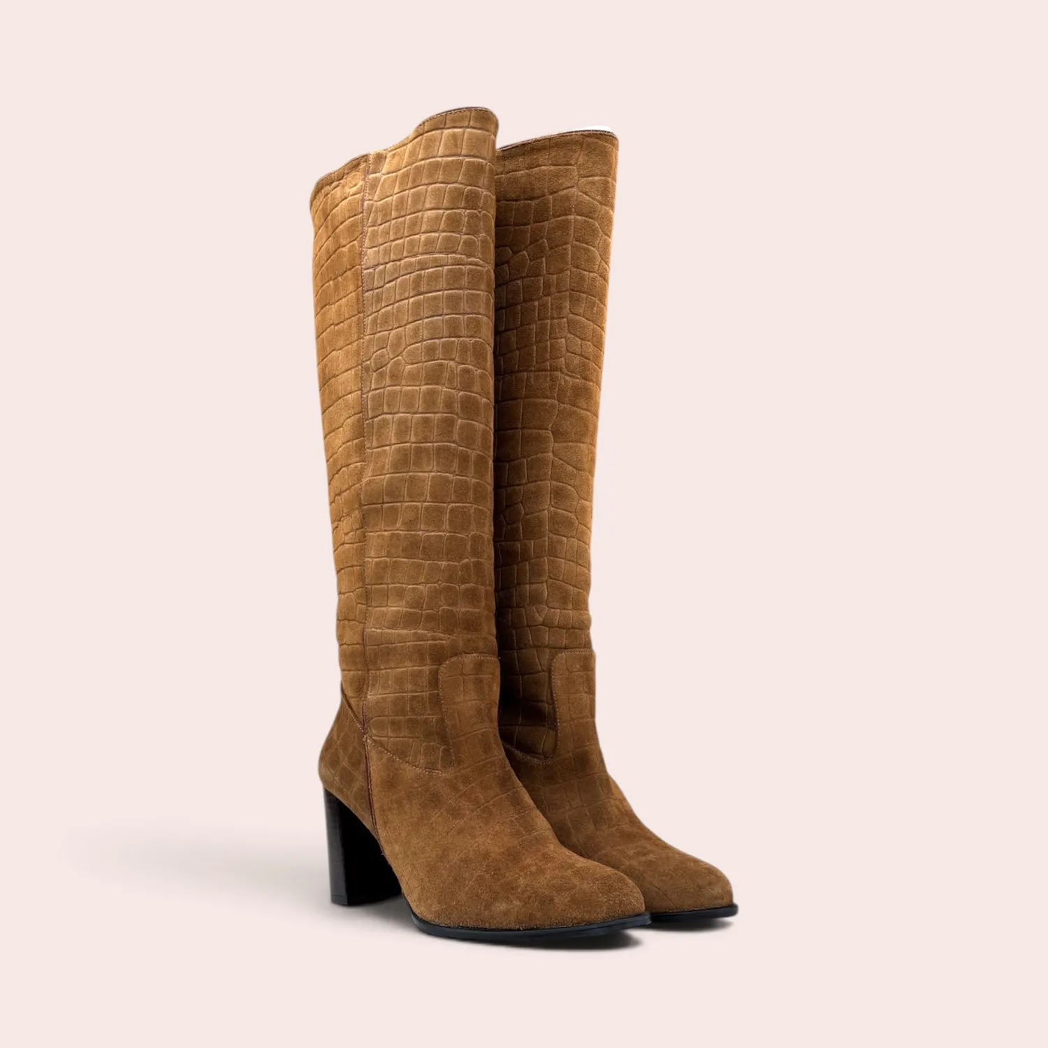Karine Arabian ANNE botte croco talon 70mm