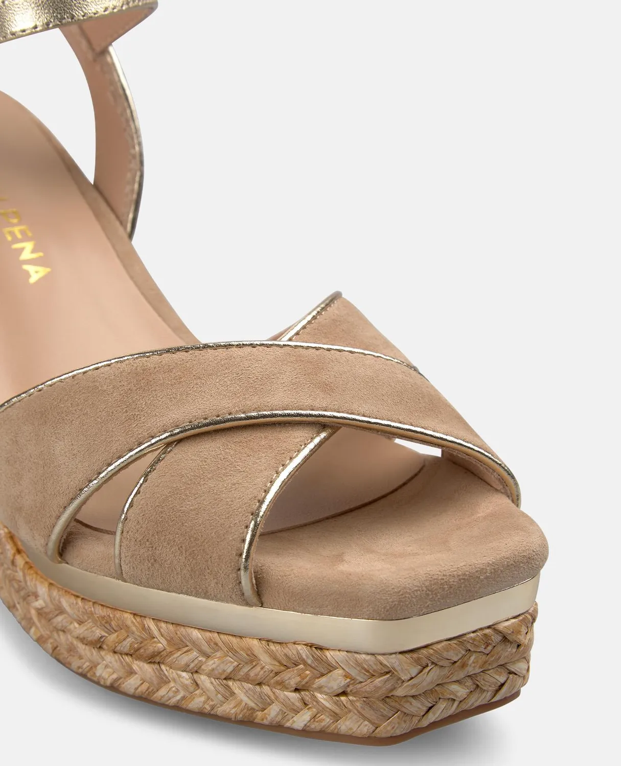 Alma en Pena V266001 espadrilles compensées beiges 9,5 cm