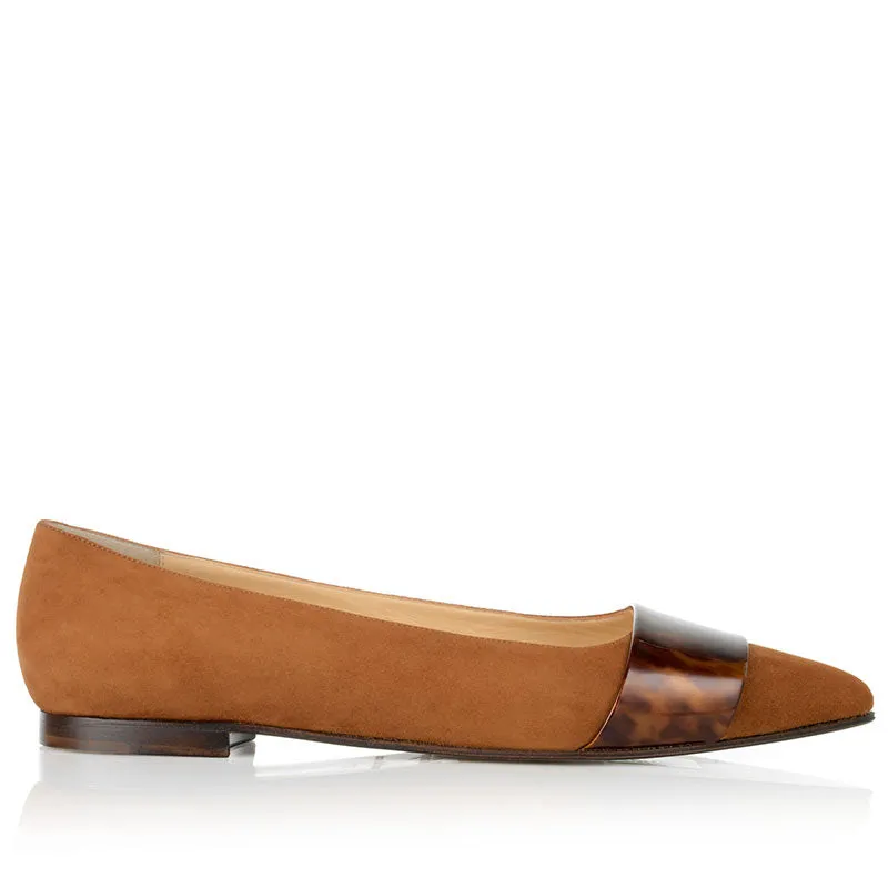 Bégum Paris Amsterdam noisette ballerine 1 cm