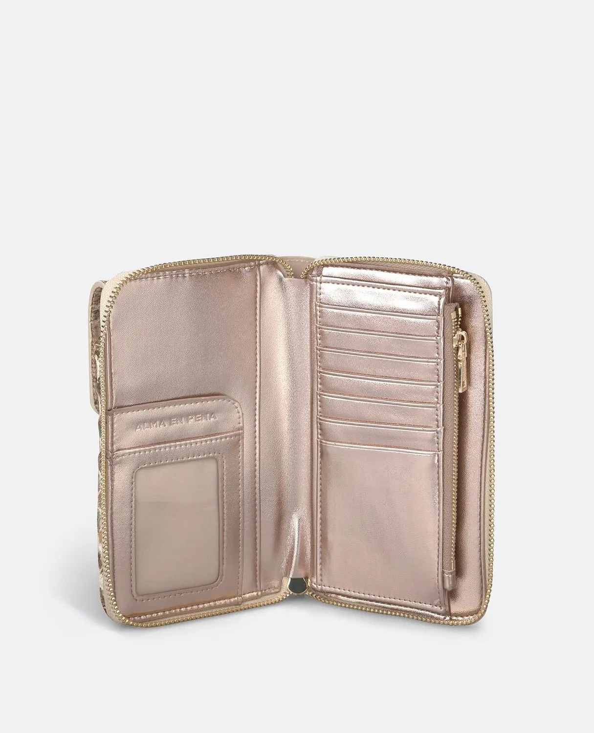 Alma en Pena V26WT016 sac portefeuille camel