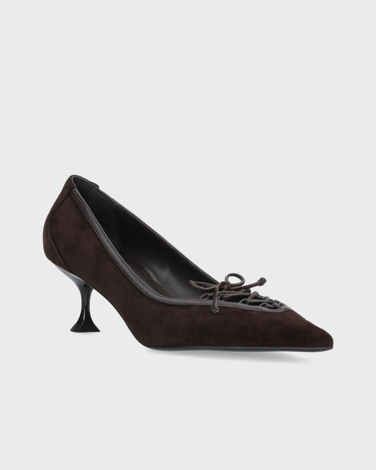 Lola Cruz Daniela 55 escarpins chocolat talon 5,5 cm
