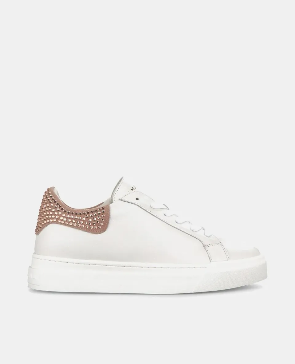 Alma en Pena I241201 sneakers cuir rose plateforme 3,8 cm