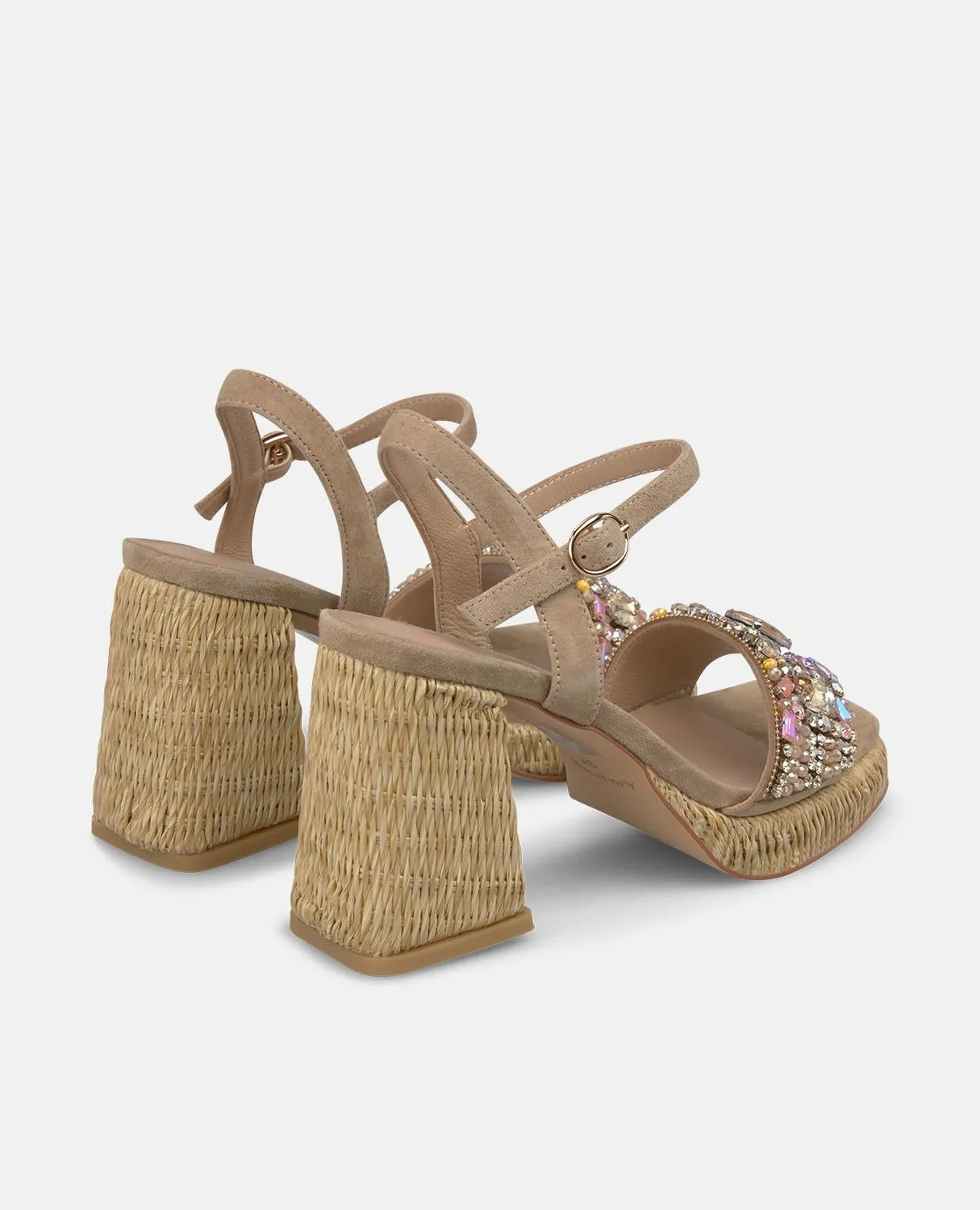 Alma en Pena V262551 sandales sable talon 10 cm