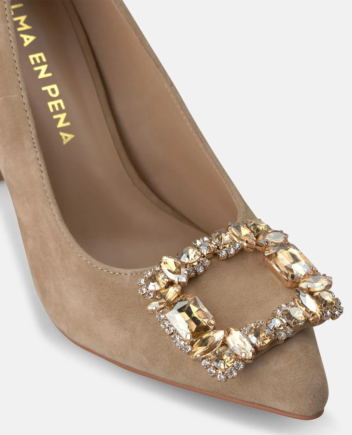 Alma en Pena I260248 escarpins cuir sable fleur