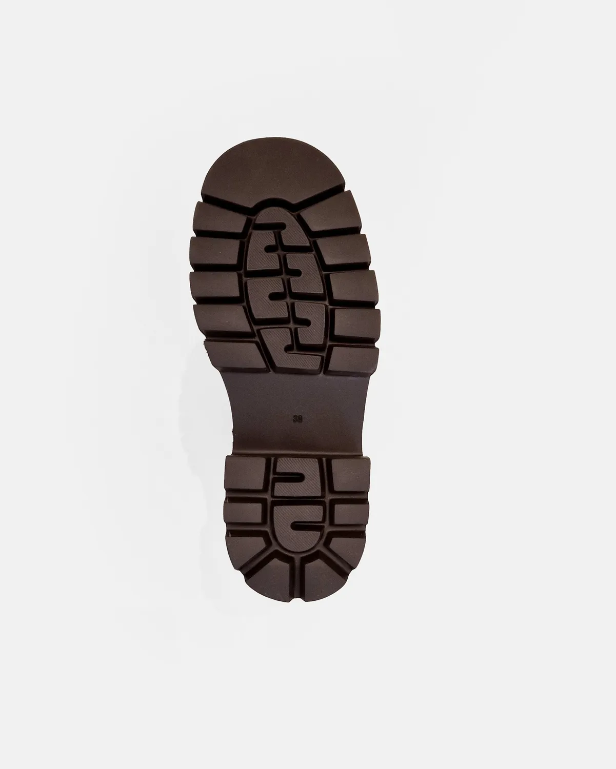 Mi/Mai Herpen Chocolate bottes chunky cuir