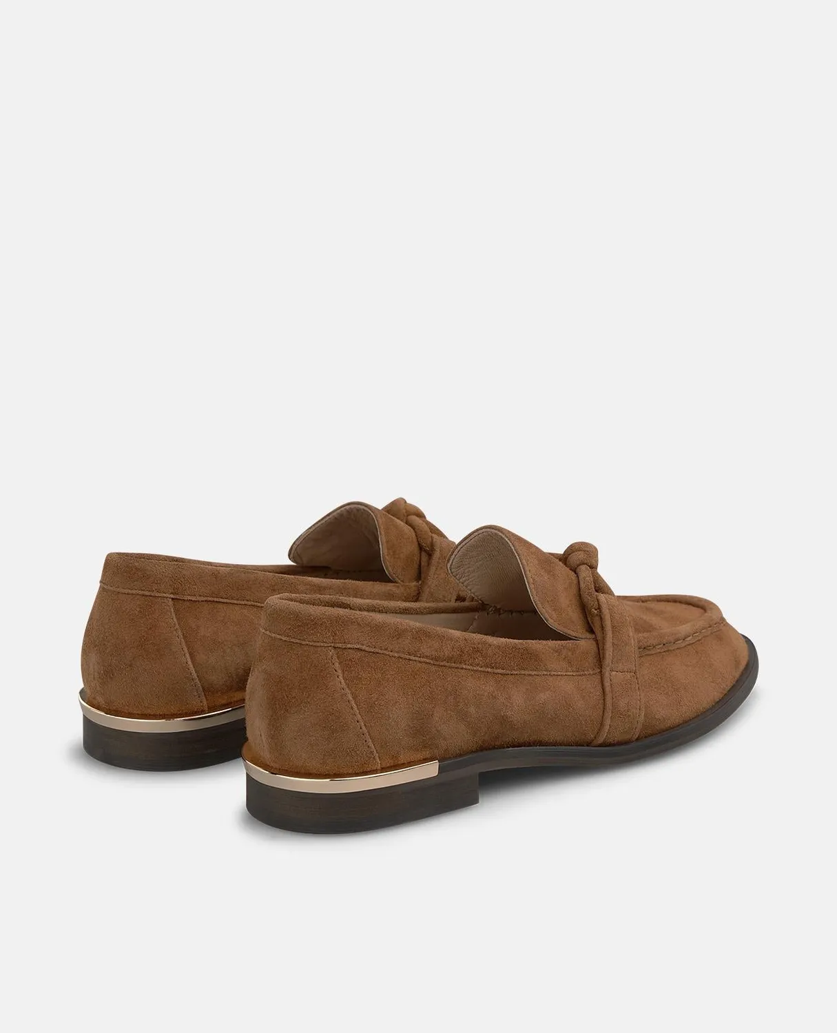 Alma en Pena I260123C mocassins marron daim plat