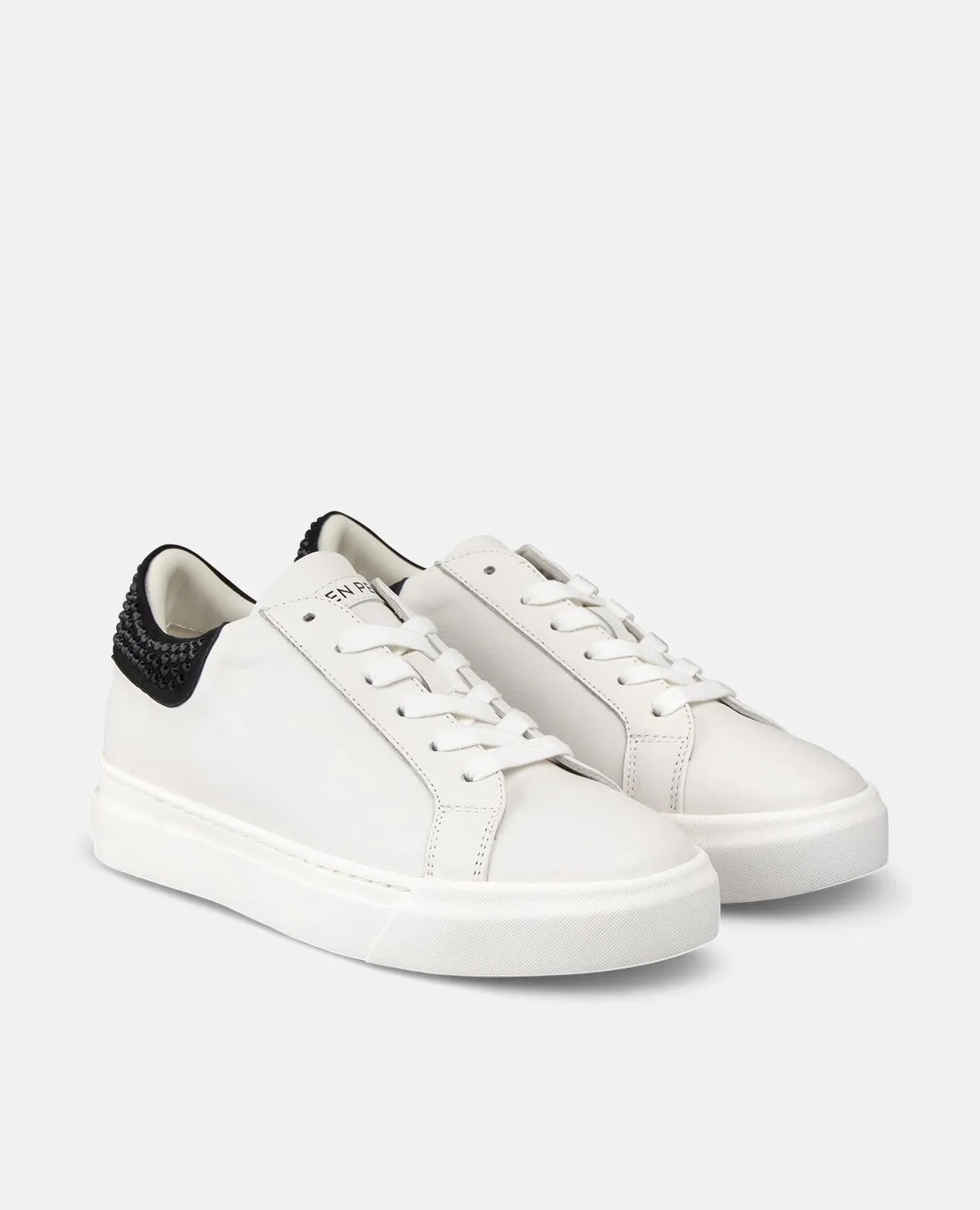 Alma en Pena I251553 sneakers noires cuir à strass