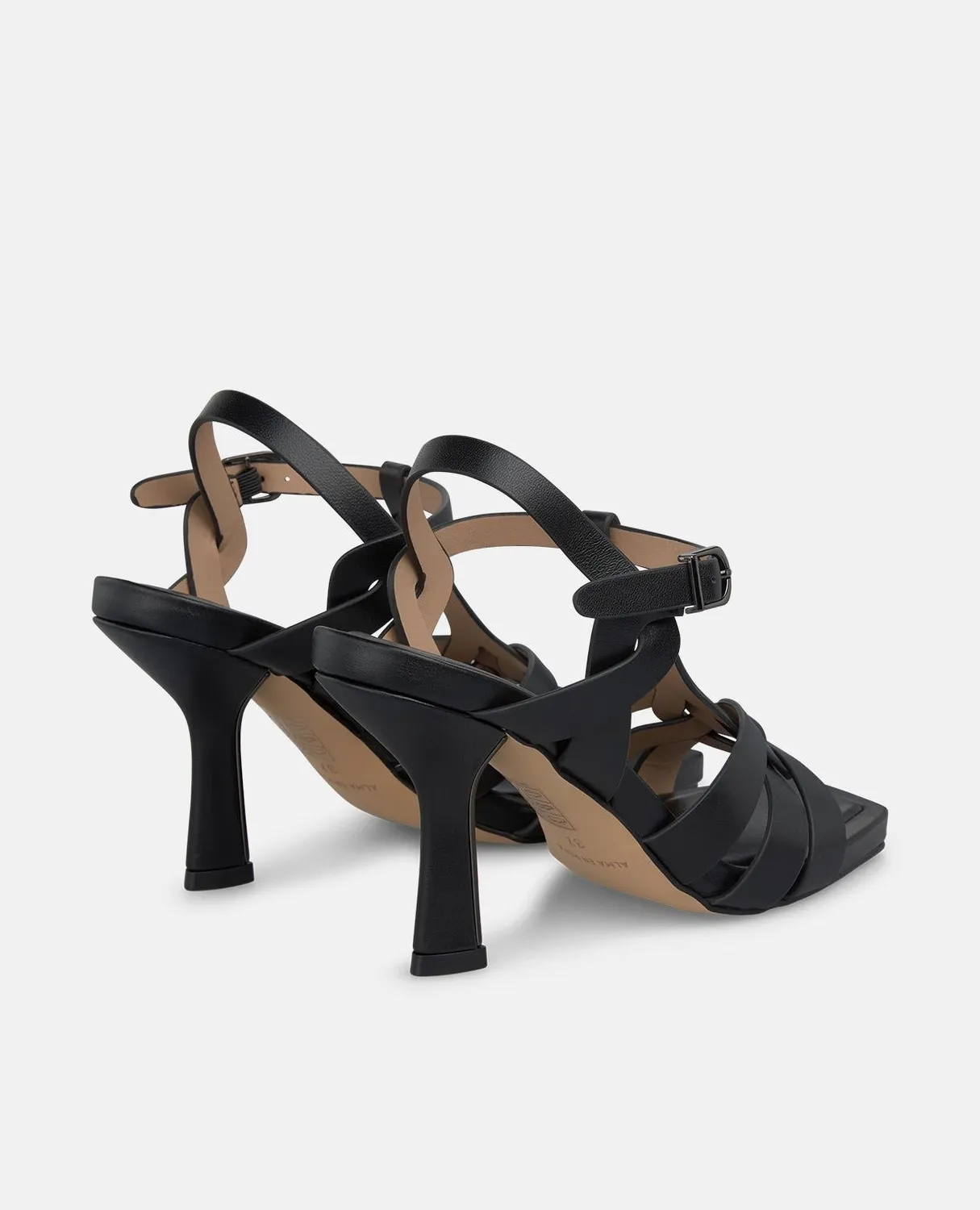 Alma en Pena V264012 sandales noires talon fin 8 cm