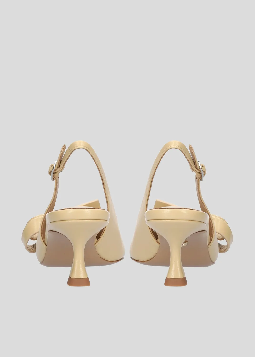 Lola Cruz Linda escarpins beige talon 5,5 cm