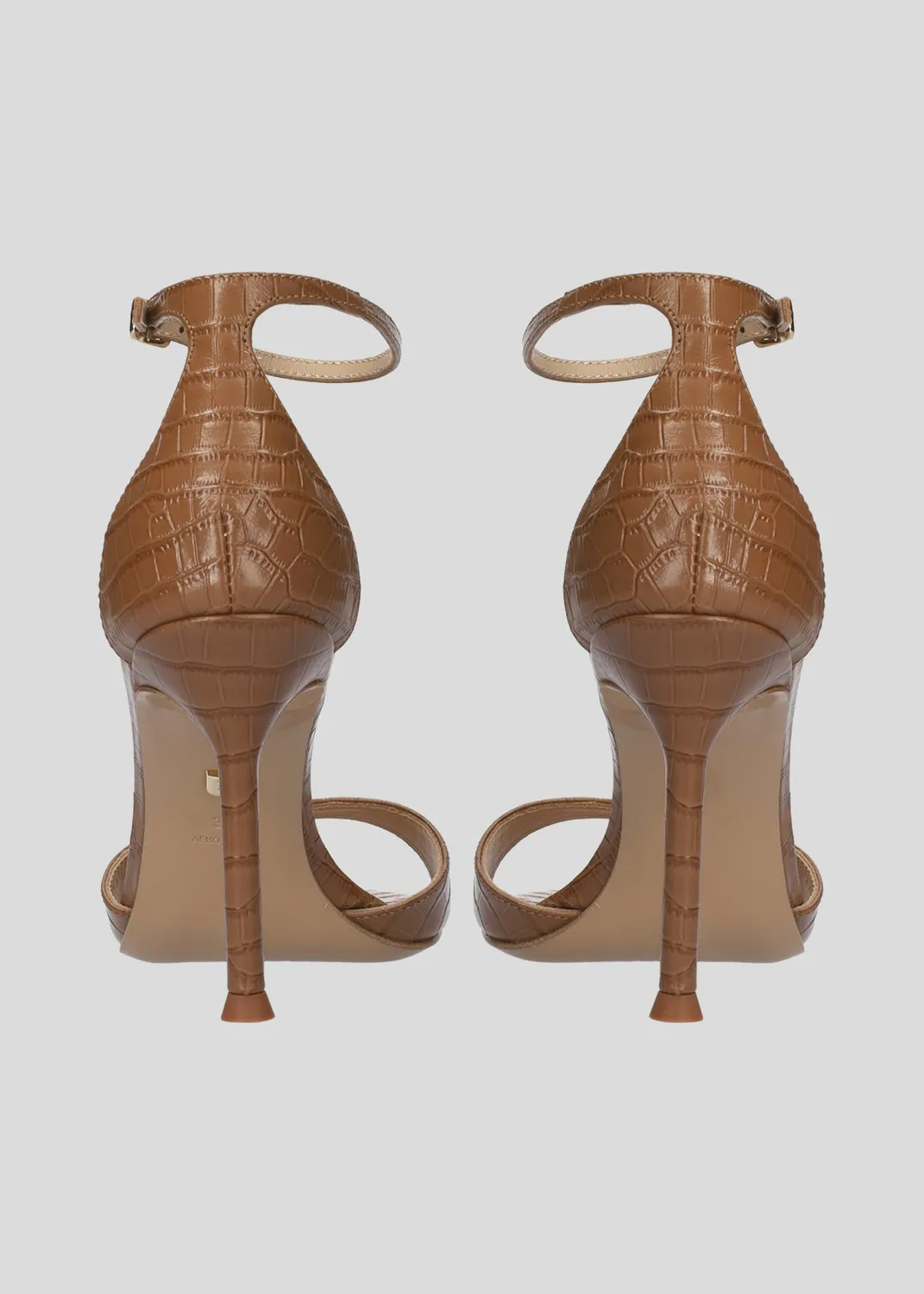 Lola Cruz Scarlett 95 sandales camel talon 9,5 cm