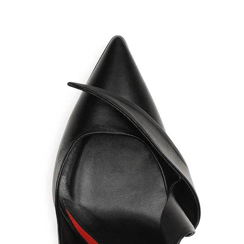 Maison Ernest Jasmin 120 escarpins noir mat