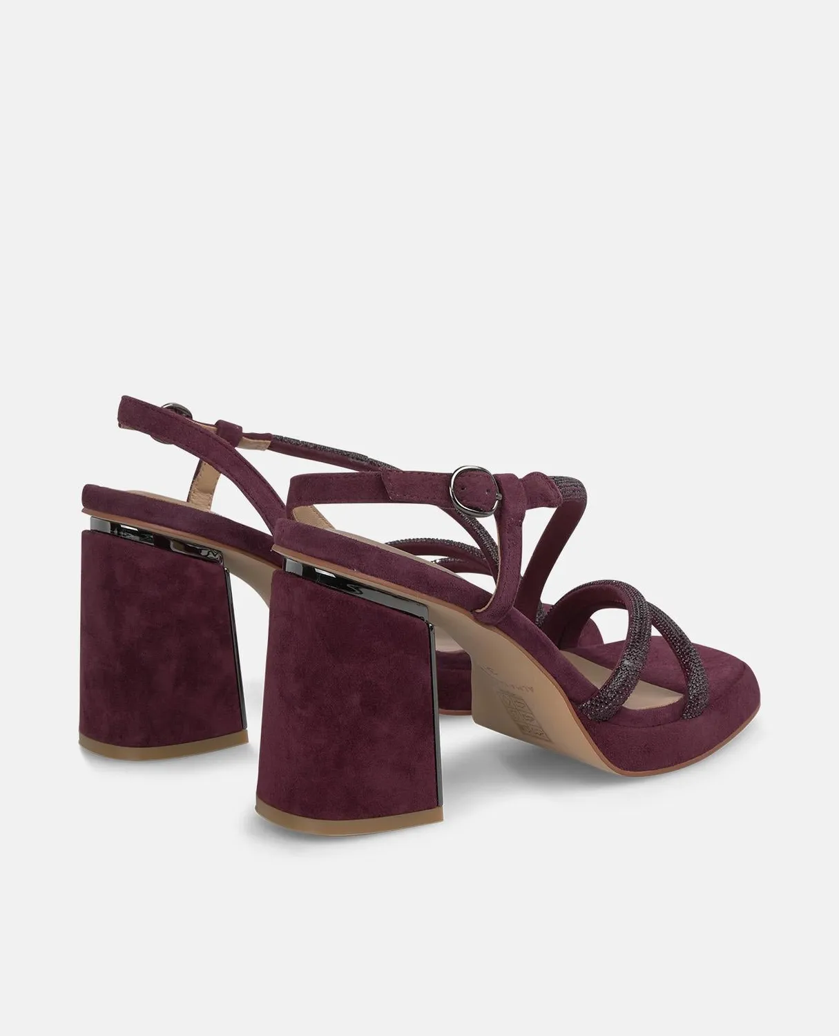 Alma en Pena I250052 sandale bordeaux talon 8,5 cm