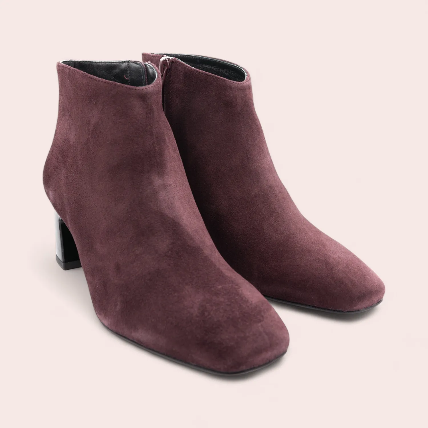 Karine Arabian Tamara bottines velours zip talon 47 mm