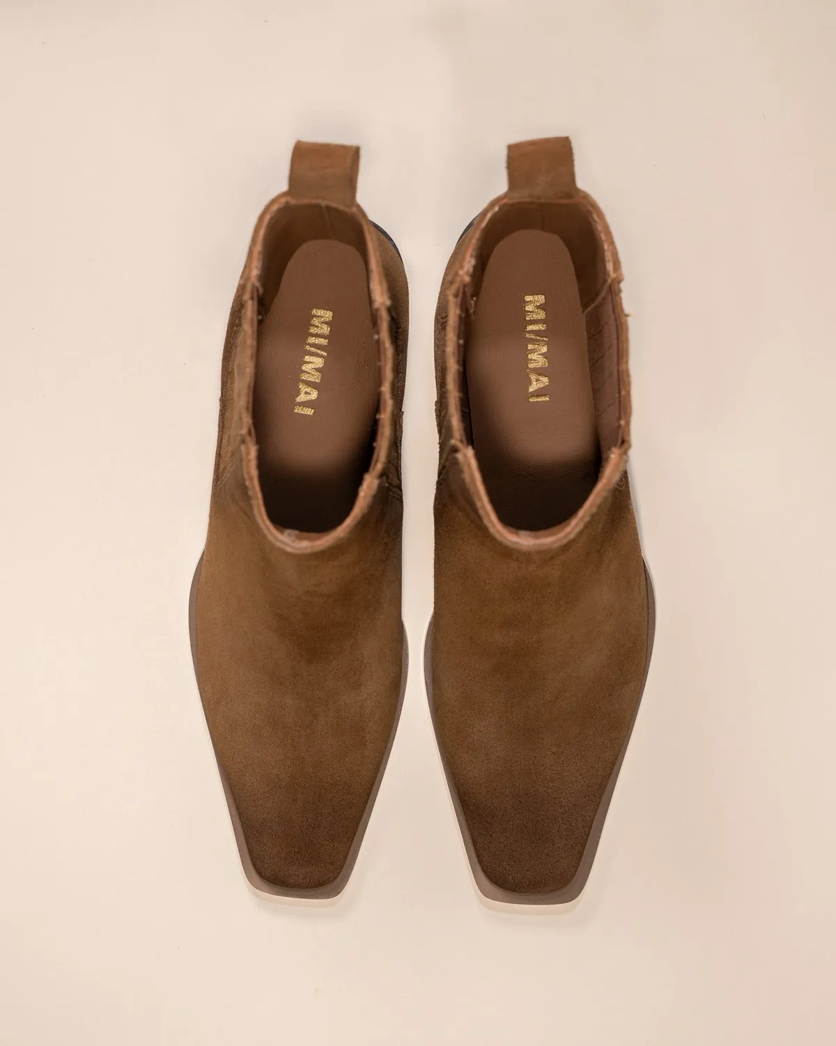 Mi/Mai Jane II Brown bottines daim marron