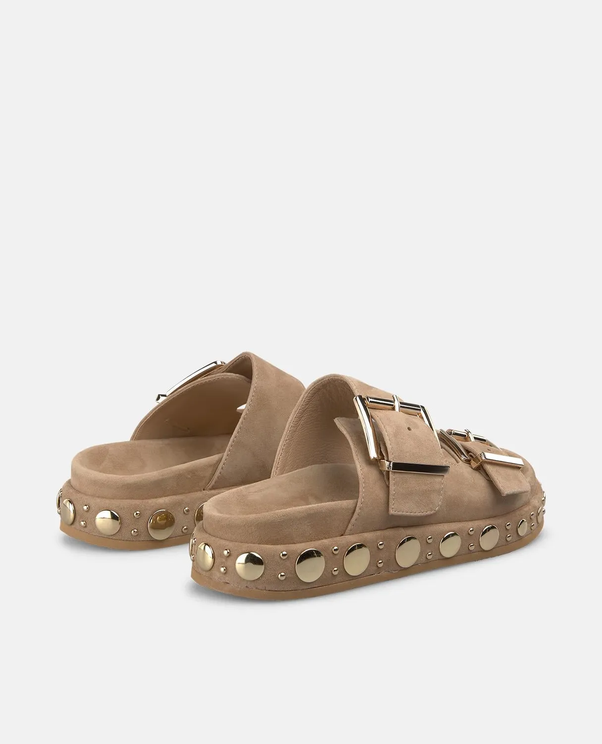 Alma en Pena V267202 sandales compensees sable cuir 3 cm