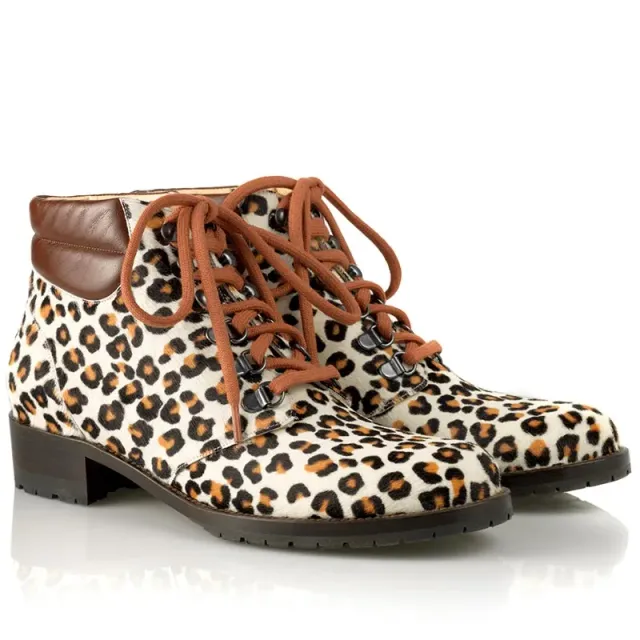 Bégum Paris Oslo bottines caramel pony 3 cm