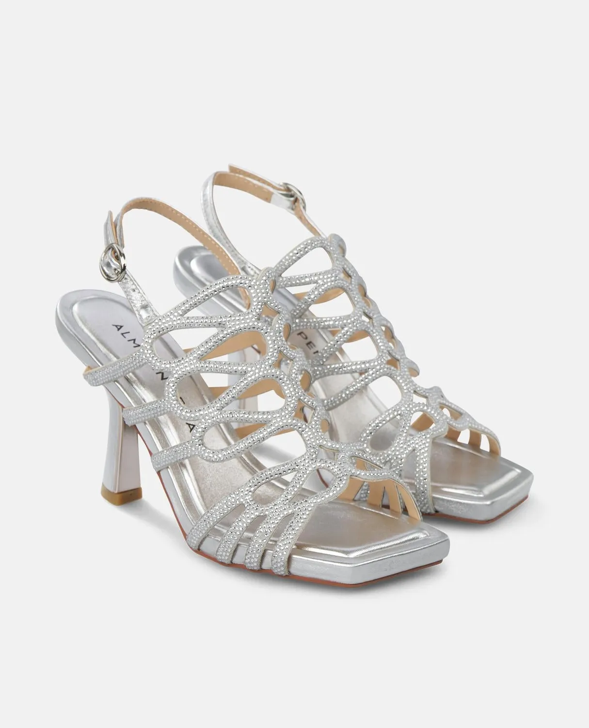 Alma en Pena I250080 sandales talon argente strass