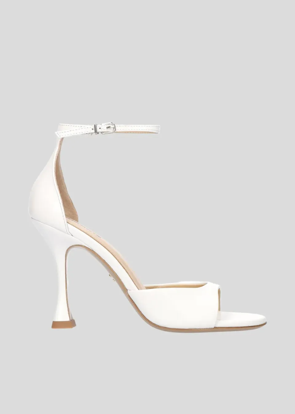 Lola Cruz Kumala 95 sandales à talons blanc