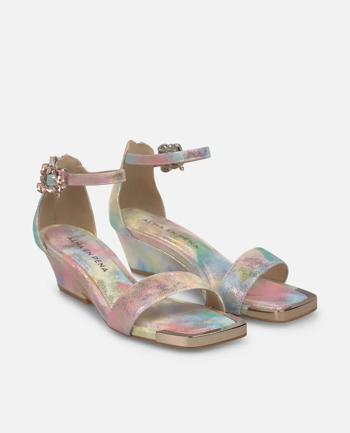 Alma En Pena V260780 sandale cuir rose talon 6 cm