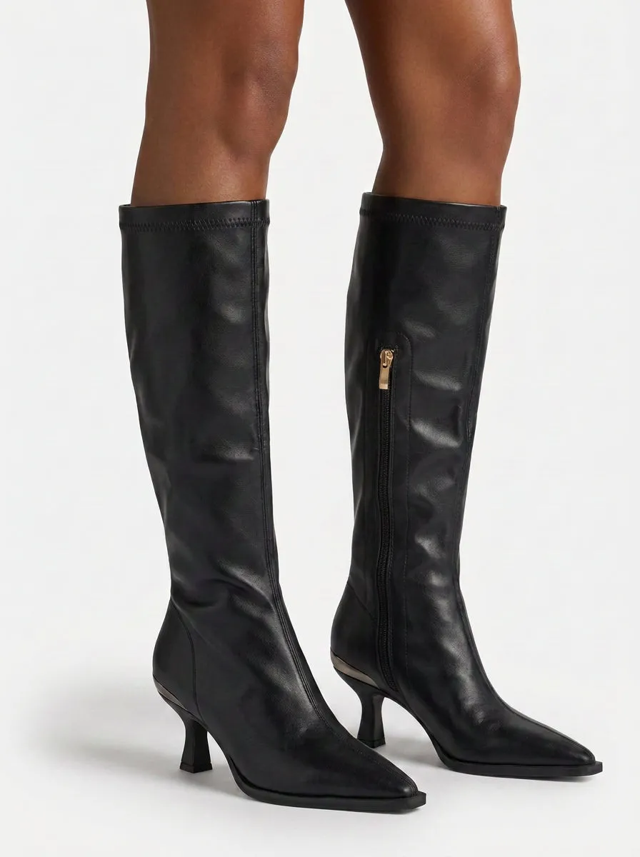 Alma en Pena I260354 bottes noires simili talon 6 cm